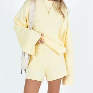 Princess Polly Cheyenne Knit Sweater Shorts
